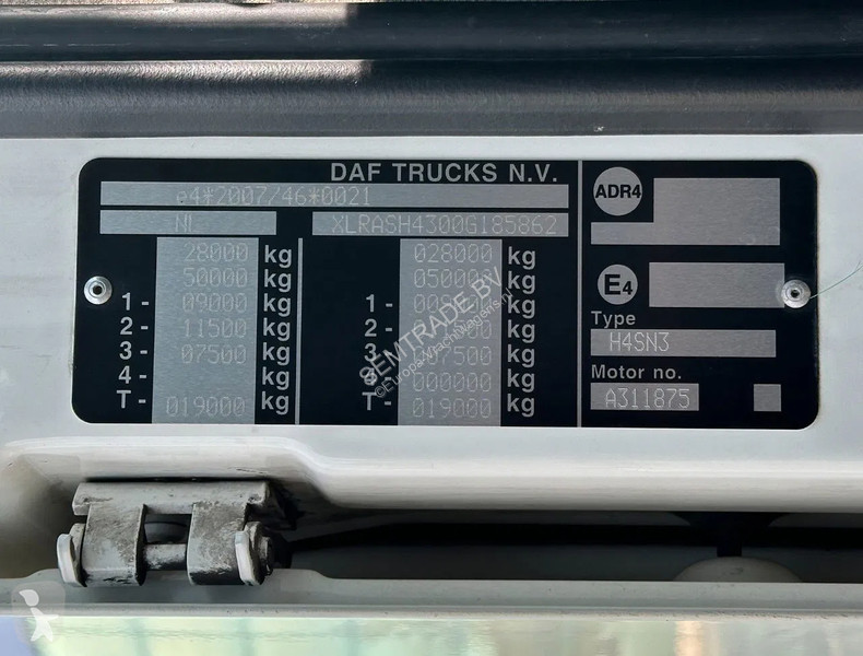 شاحنة DAF 480 FAR SSC 6X2 50 CC COMBI 2x LIFT...