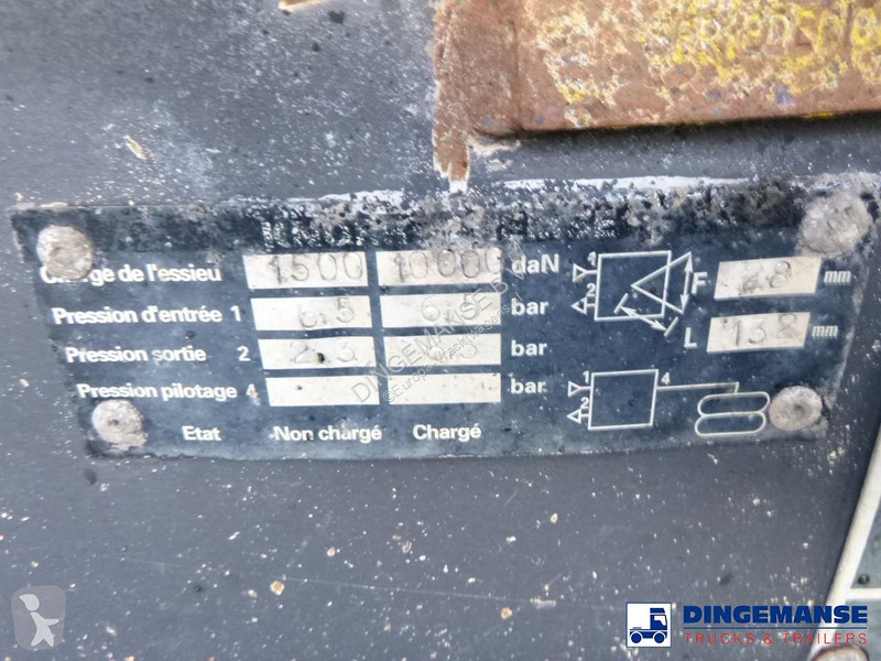 شاحنة DAF 105510 6x4 + Loglift F281S83 crane /...