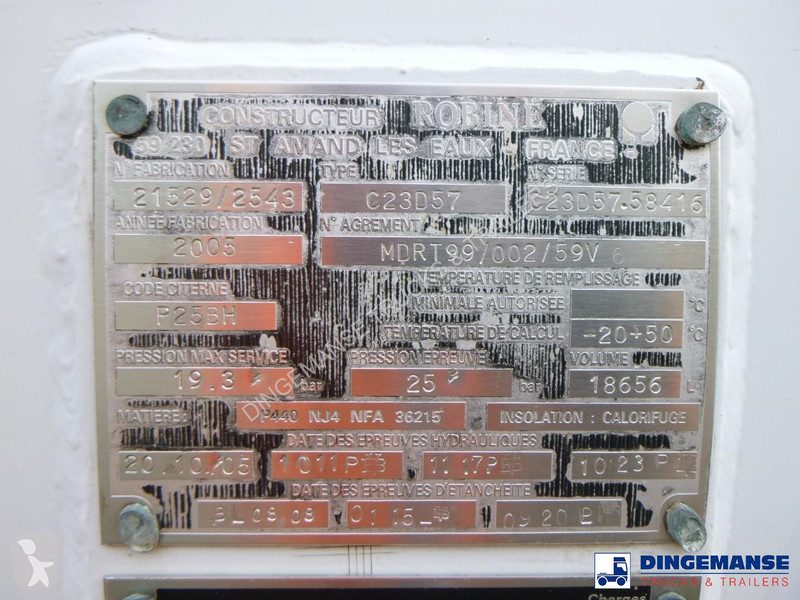 شاحنة Renault 270 dci 4x2 gas tank 18.6 m3