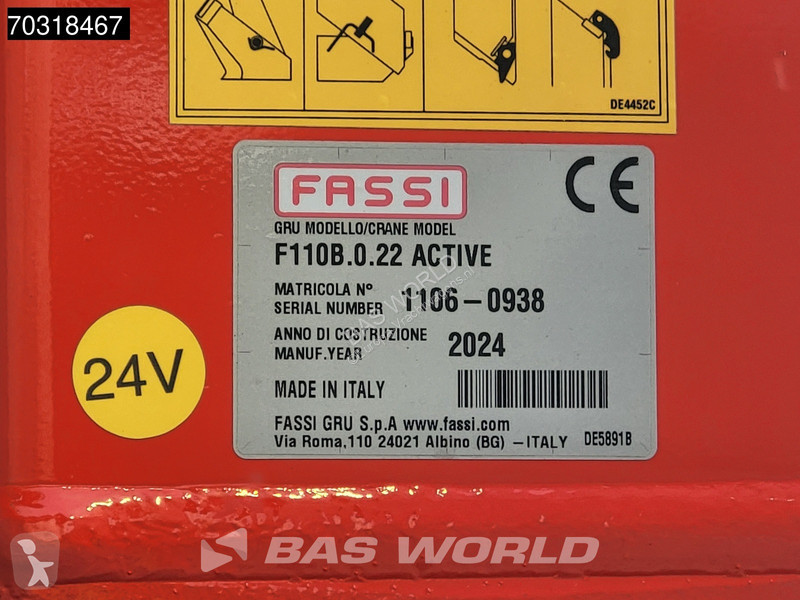 شاحنة DAF XB 260 4X2 SSI F110B.0.22 Active Kran...