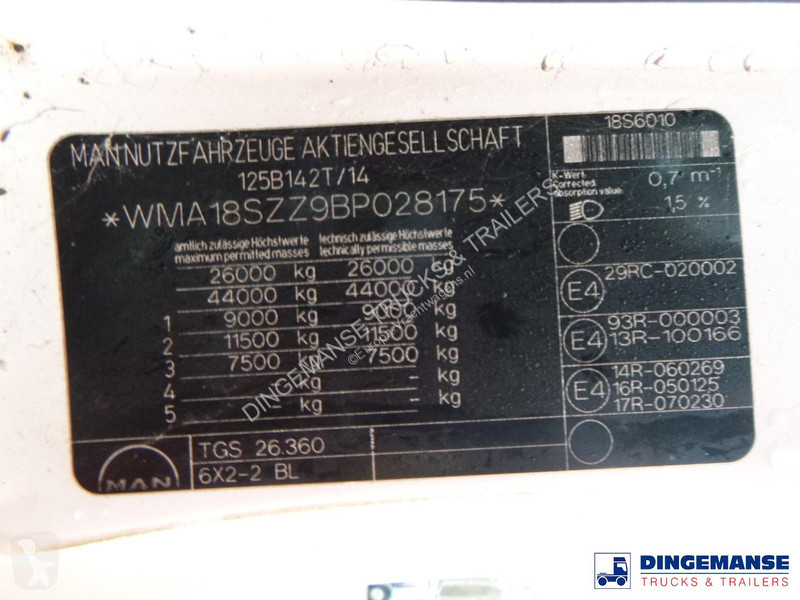 شاحنة MAN TGS 6X2 RHD + PM 50025