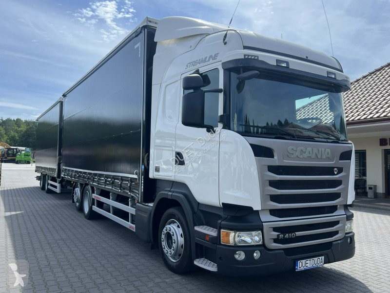 Camión Scania R410 bez EGR Zabudowy Wecon 120m...