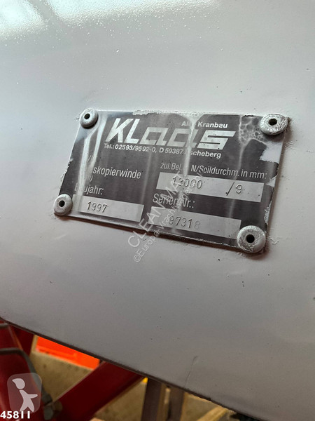 شاحنة DAF CF 220 Klaas 34 meter Dachdeckerkran