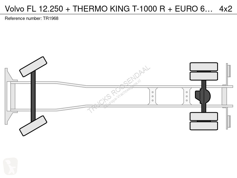 Грузовик Volvo 12250 + THERMO KING T-1000 R +...
