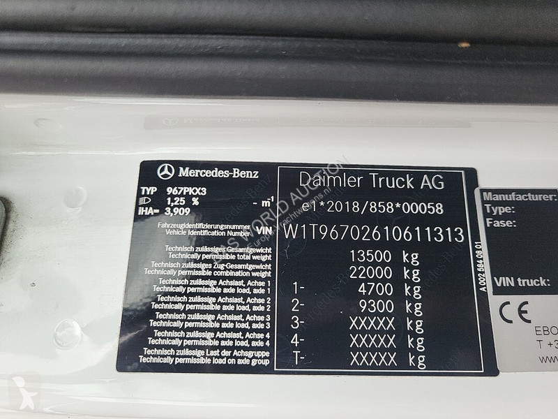 Lastbil Mercedes 1323