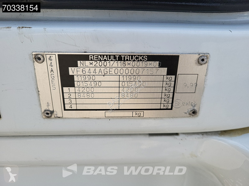 Lastbil Renault 220 4X2 12t Tailgate Manual...