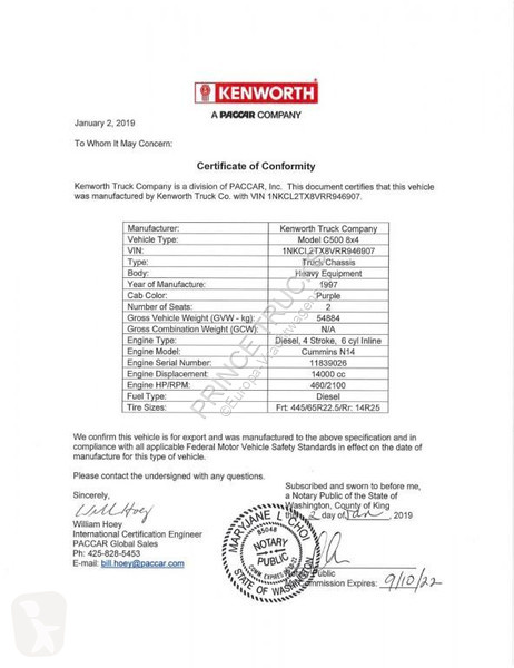 Kamion Kenworth * * Bed / Winch * 8x4 Oil Field...