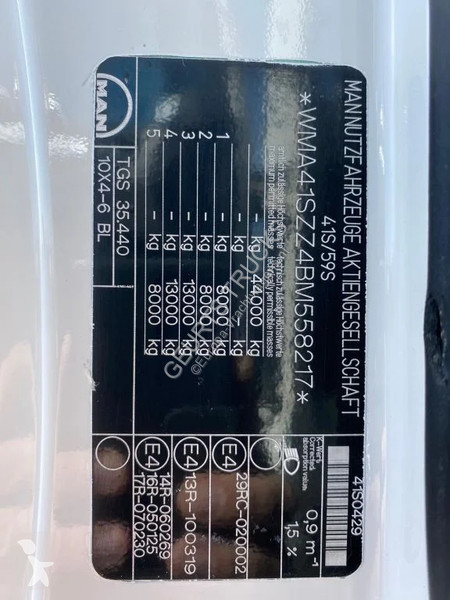 Kamion MAN 35.440 10X4-6 BL TRIDEM RSP...