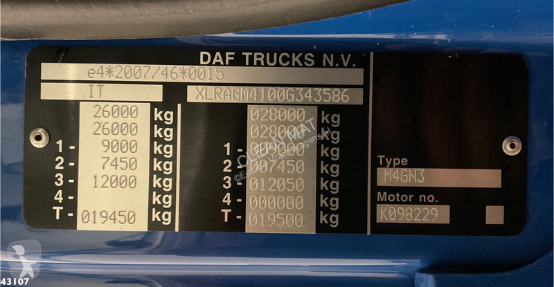 Kamion DAF FAG  370 Euro 6 Just 19.087 km!