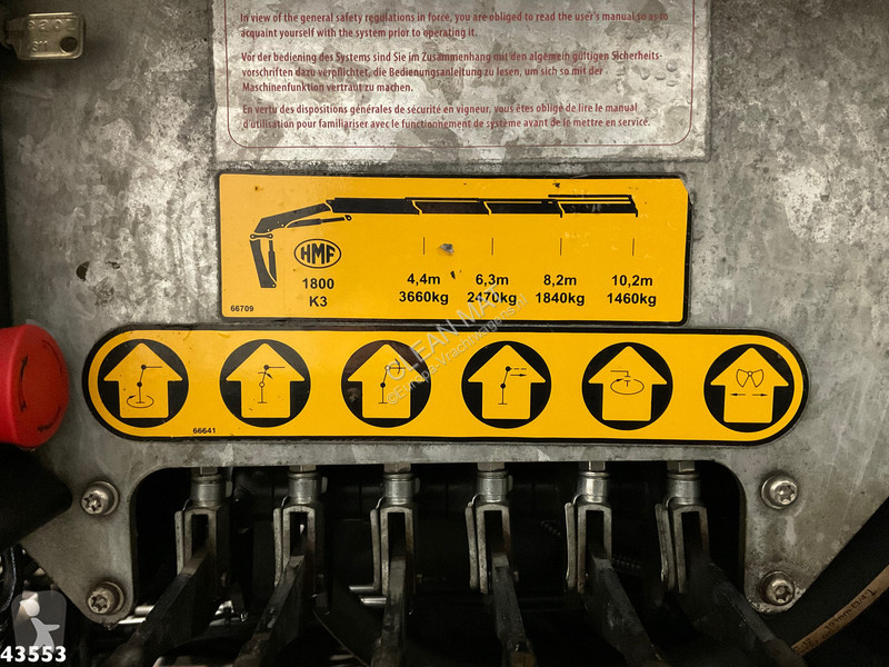 Camion Scania 410 8x4 Euro 6 HMF 18 Tonmeter...