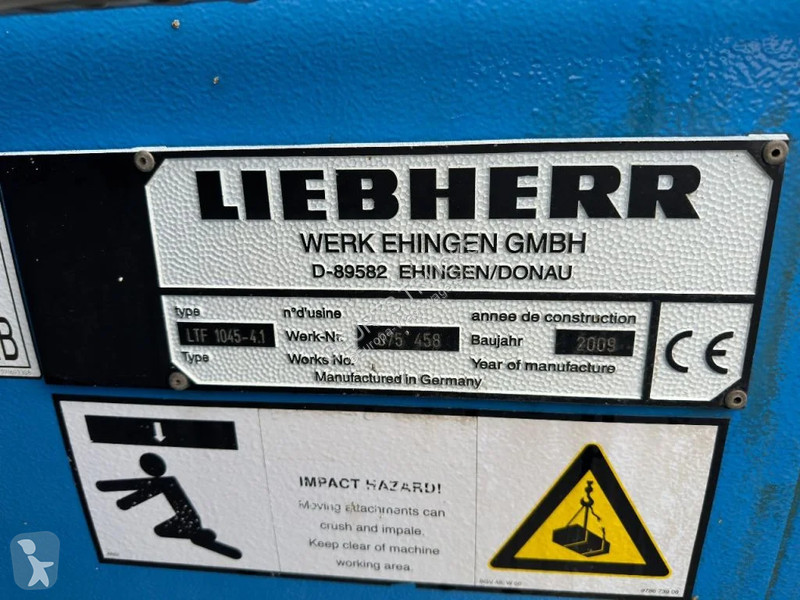 Camion Scania P420 8X4 + LIEBHERR LTF 1045-4.1...