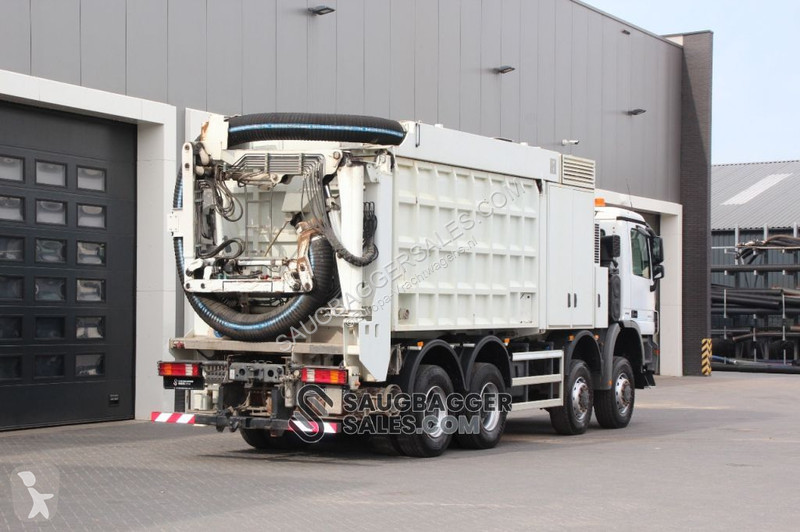 Camion Mercedes 4141 RSP 2014 Saugbagger 8x8