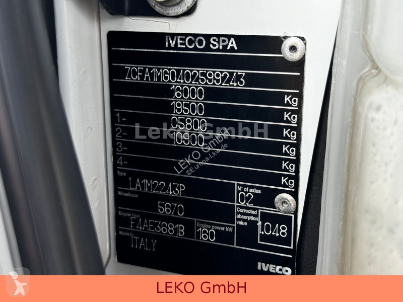 شاحنة Iveco ML 160 E 22 Mit Supra 750 Bis -30°C