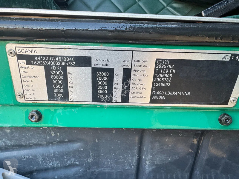 Kamion Scania G490 8X4-4 - EURO 6 + MEIER RK 20...