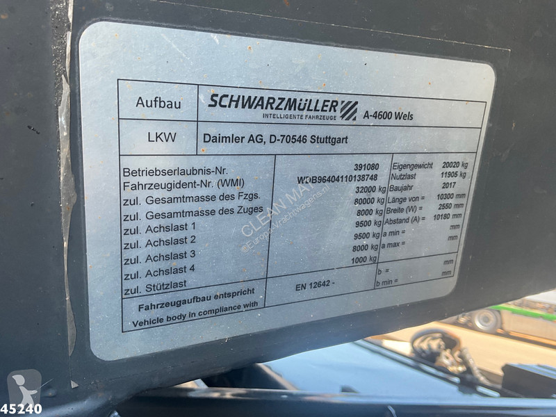 Camion Mercedes 3251 8x4 Euro 6 Retarder...