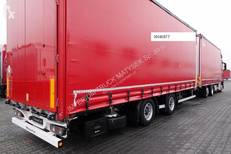 Kamion s návěsem  Camion rideaux coulissants +...