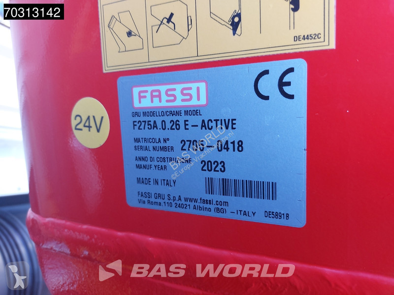 شاحنة MAN 35.480  8X4 NEW! FASSI F275A Crane +...