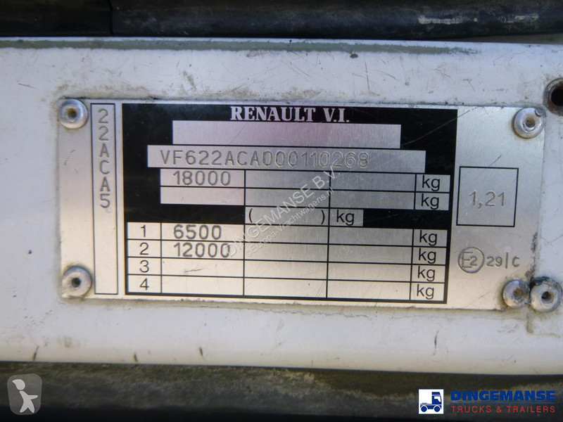 شاحنة Renault 270.18 dci 4x2 gas tank 17.1 m3