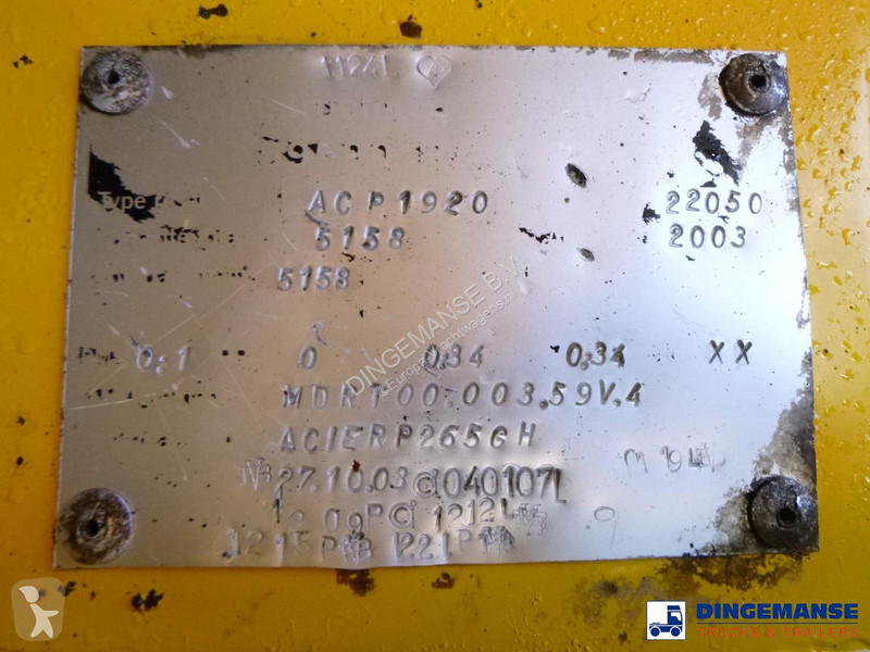شاحنة Renault 180 dci 4x2 fuel tank 5.1 m3 / 1...