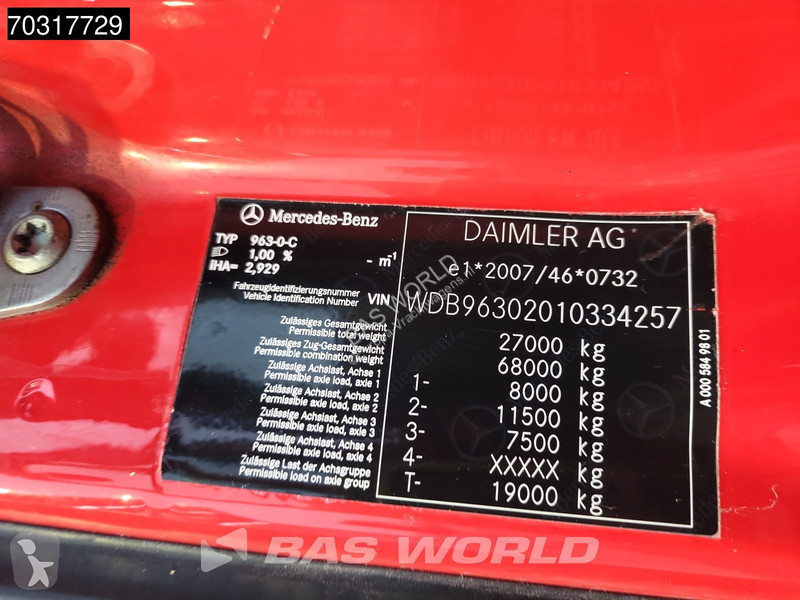 شاحنة Mercedes 2553 6X2 Chassis Full Air...