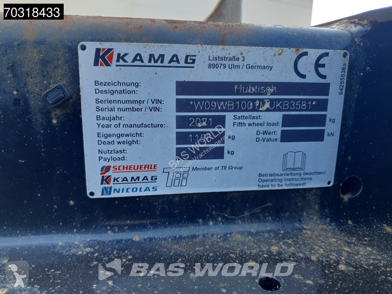شاحنة Kamag 25F5 4X2 BDF Swap Bodycarrier...