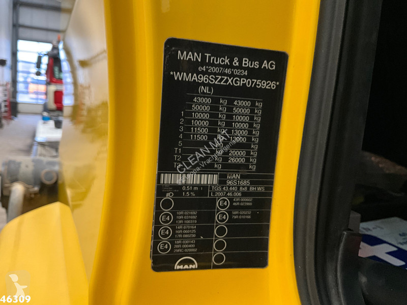 شاحنة MAN 41.440 8x8 Euro 6 Palfinger 20...