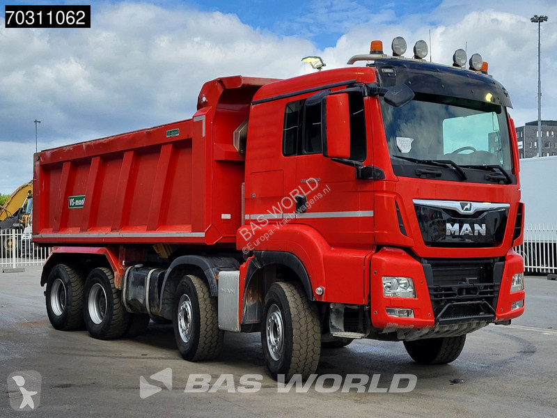 شاحنة MAN 41.510  8X4 17m3 tipper Full Steel...
