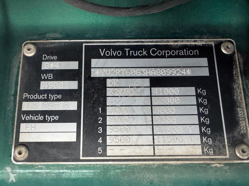 Camion Volvo 540 8X4 EURO 6 + HIAB X-HIPRO 302...