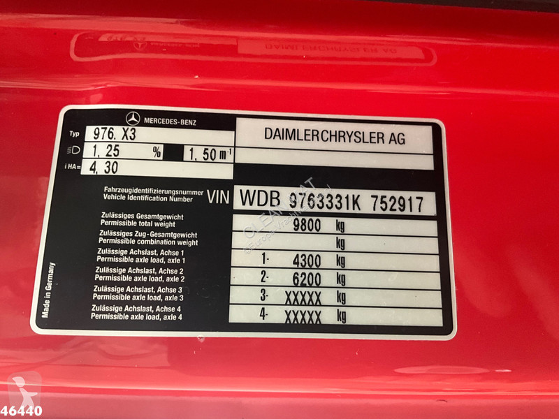 شاحنة Mercedes 918 4x4 ZIEGLER Brandweer /...