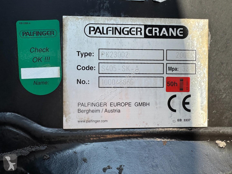 شاحنة DAF 380 Palfinger PK 23002 D