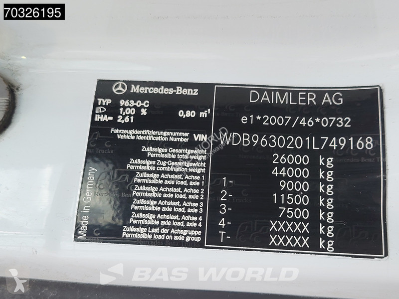 شاحنة Mercedes 2642 6X2 2500kg ladebordwand...