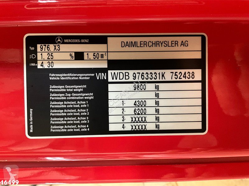شاحنة Mercedes 918 4x4 ZIEGLER Brandweer /...