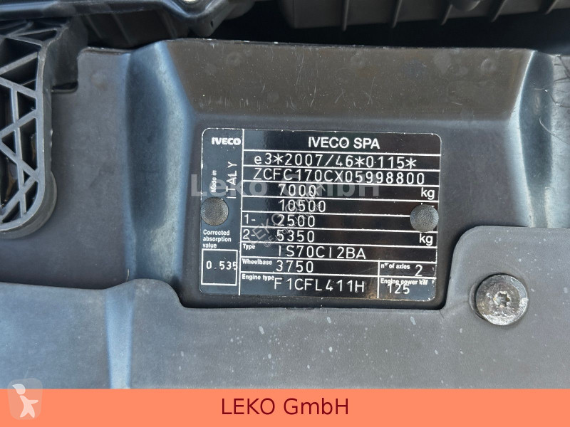 شاحنة Iveco 70C17 Mit Carrier Pulsor 600Mt