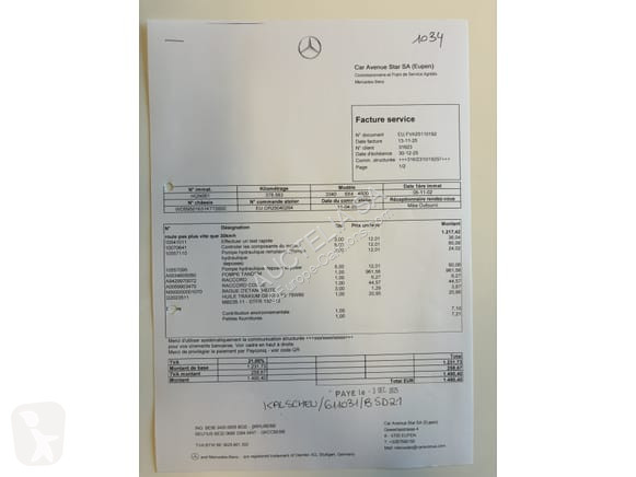 Vrachtwagen Mercedes 3340