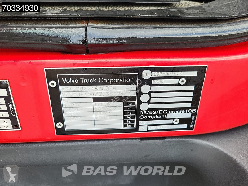 Volvo 280 4X2 16tonner Curtainsides 1500kg...
