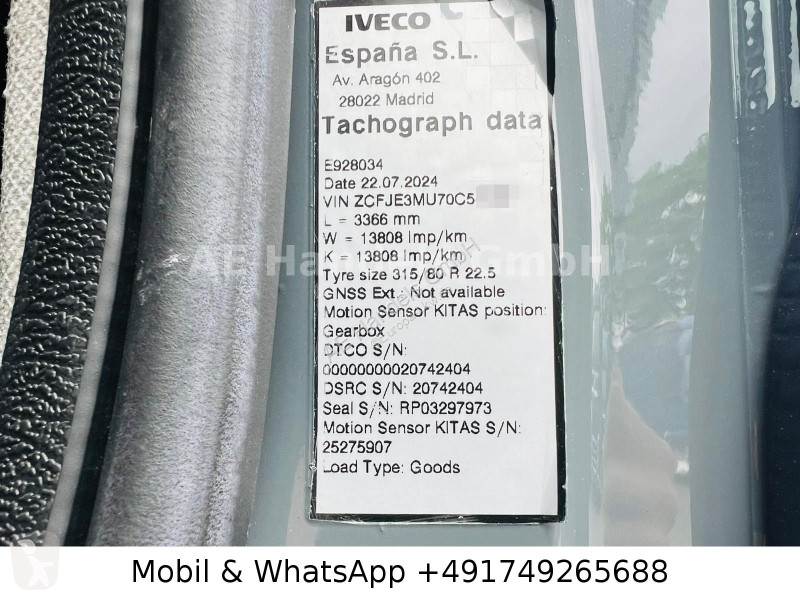 Camião Iveco 500 AD BB Meiller *Retarder/ACC/Klima