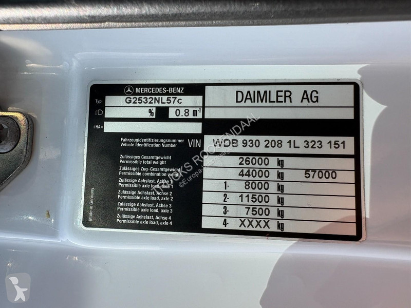 Camião Mercedes 2632 + FASSI F210--2X EXT. +...