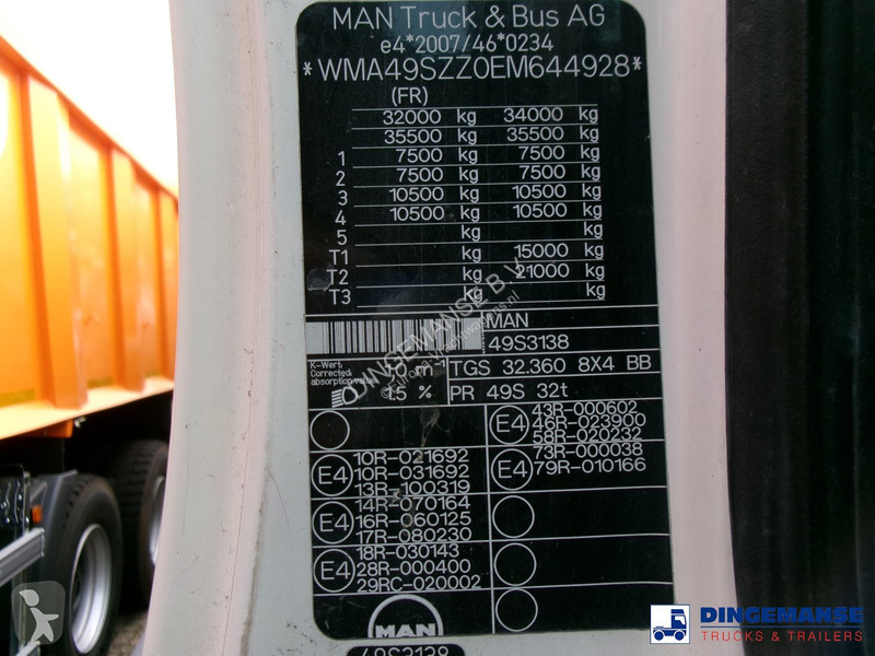 Lastbil MAN 32.360 8X4 Euro 6 Liebherr concrete...
