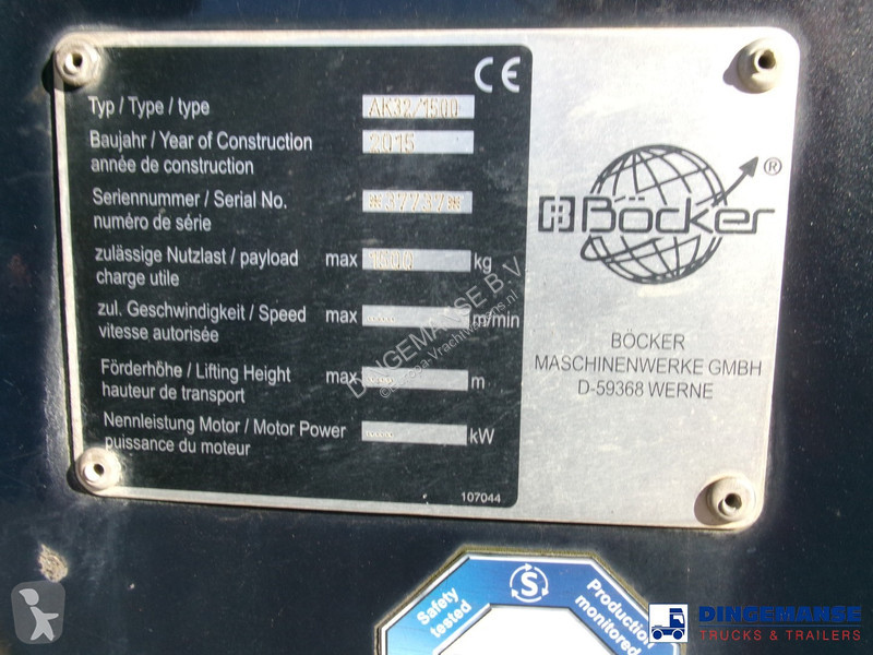 Kamion Mercedes 816 4x2 Bocker AK 32/1500 SPS...