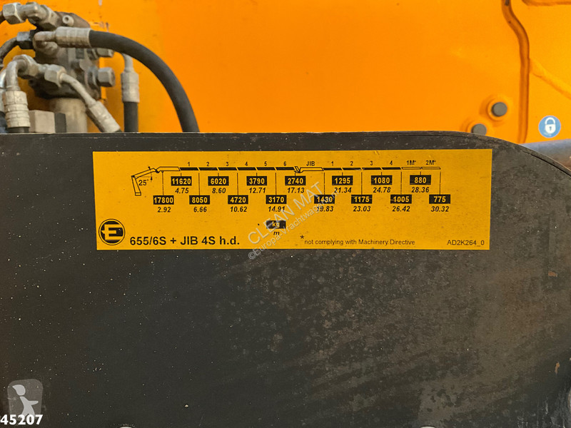 Kamion Volvo 500 8x4 Effer 65 Tonmeter...