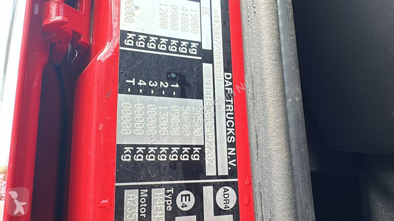Ensemble routier DAF (17500L / IPSAM VACUUM +...