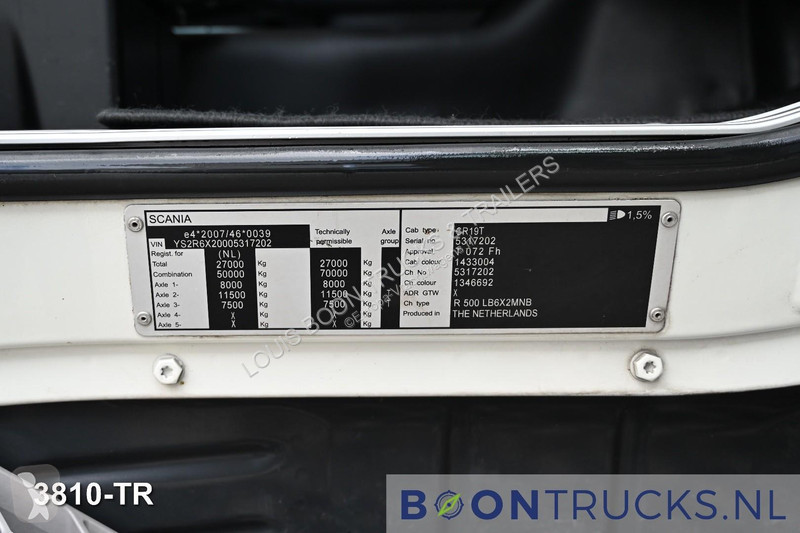 شاحنة Scania R500 V8 6x2 | EURO5 * FU AIR *...