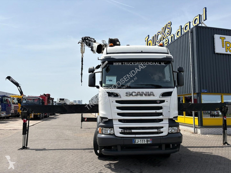 شاحنة Scania R 520 V8 + PAFINGER 72002 6X + JIB...