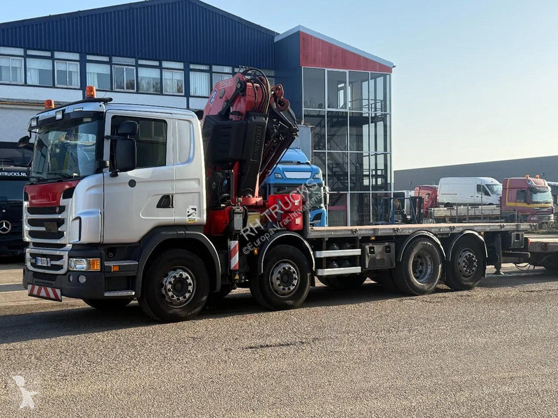 شاحنة Scania G440 8X2 EURO 5 + FASSI F5602.25 +...
