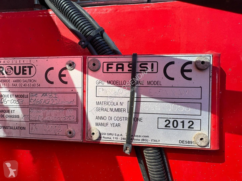 Camion Renault 380 DXI + FASSI F 165-- 2 +...