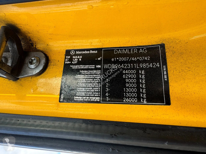 Kamion Mercedes 4448 8X4 + EURO 6 + FASSI F315...