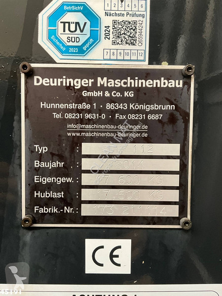 Camion MAN 35.480 Euro 6 8x4 Deuringer...
