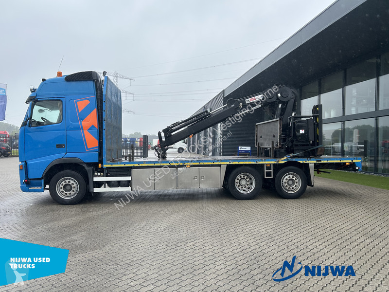 Vrachtwagen Volvo 440 6X2 Hiab 165 roller kraan