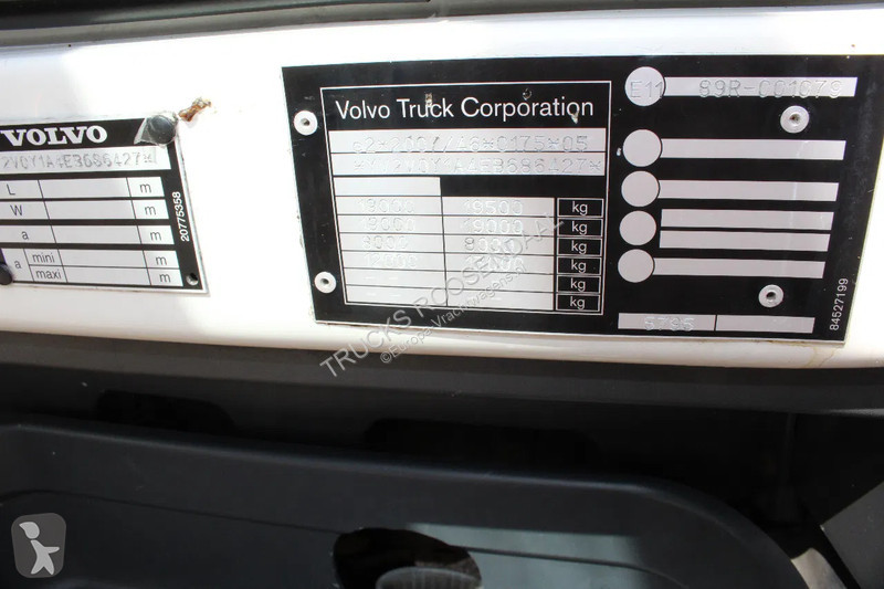 Vrachtwagen Volvo 280 + 19 T + LIFT + EURO 6 +...