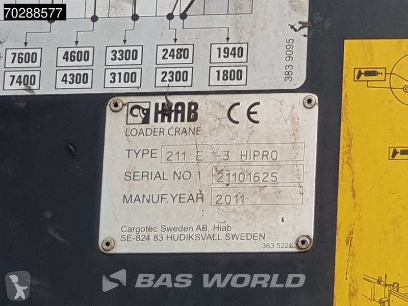Camion DAF 360 8X2 NL-Truck HIAB 211 E-3 Hipro...
